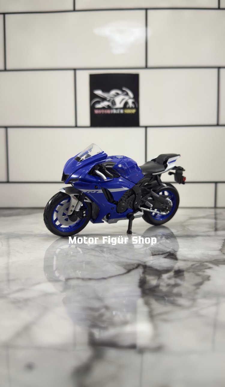 Maisto 1:18 Yamaha YZF R1 2021 Model Motosiklet figürü (KUTULU)