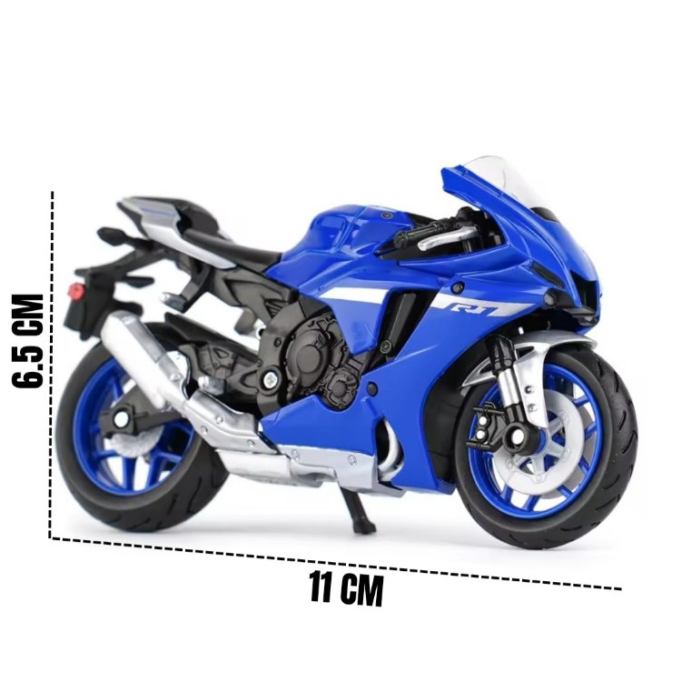 Maisto 1:18 Yamaha YZF R1 2021 Model Motosiklet figürü (KUTULU)