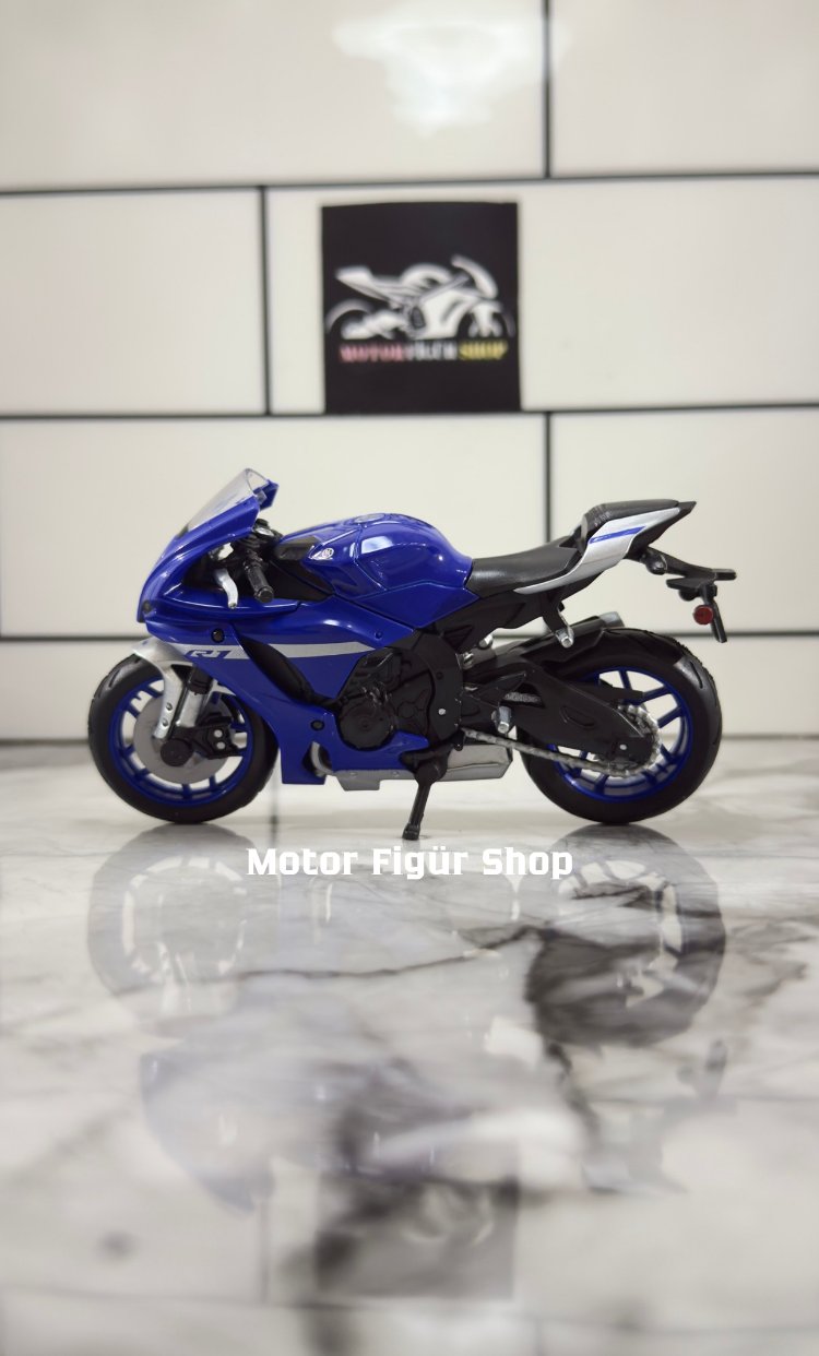 Maisto 1:18 Yamaha YZF R1 2021 Model Motosiklet figürü (KUTULU)