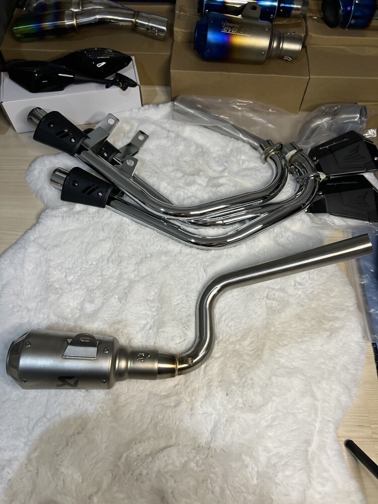 BAJAJ PULSAR NS200 RS200 N250 D250 ARABORU - KATALİZÖR İPTAL cm Ara Boru