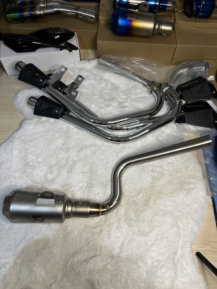 BAJAJ PULSAR NS200 RS200 N250 D250 ARABORU - KATALİZÖR İPTAL cm Ara Boru
