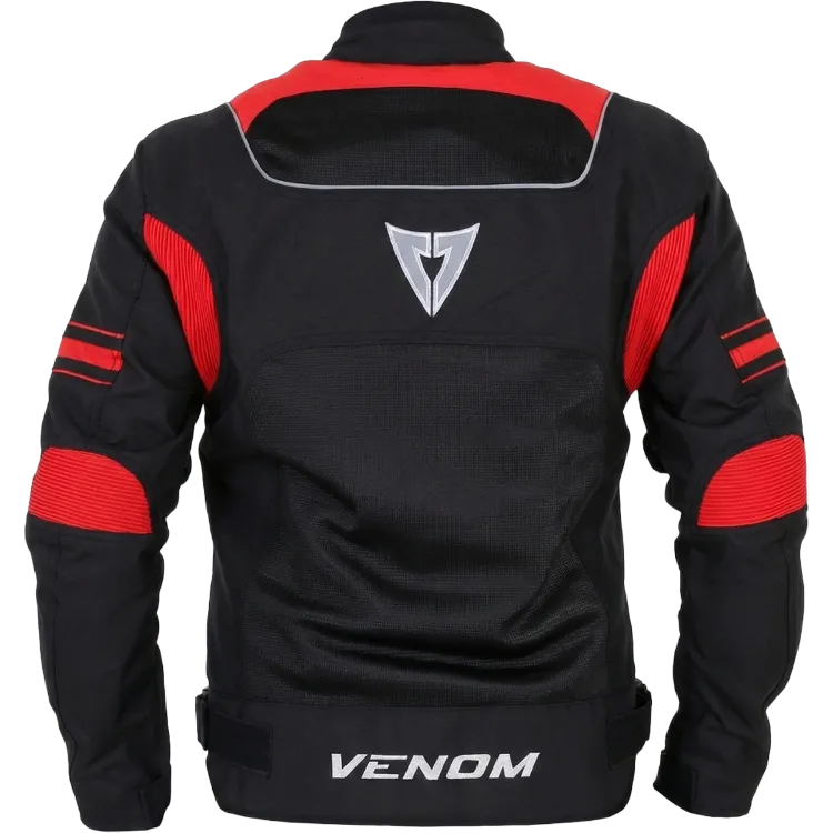 VENOM Spin - Motosiklet Ceketi - Kırmızı/Siyah