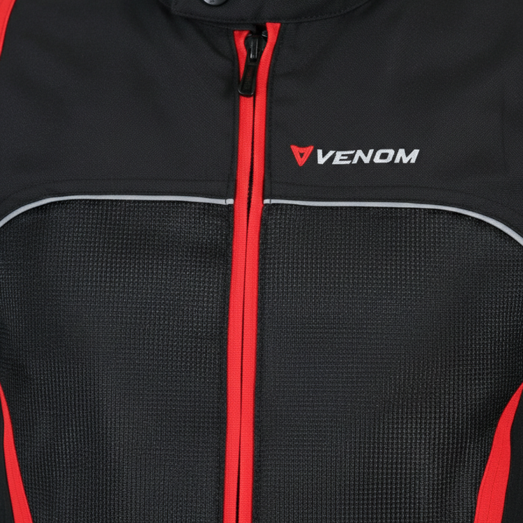 VENOM Spin - Motosiklet Ceketi - Kırmızı/Siyah