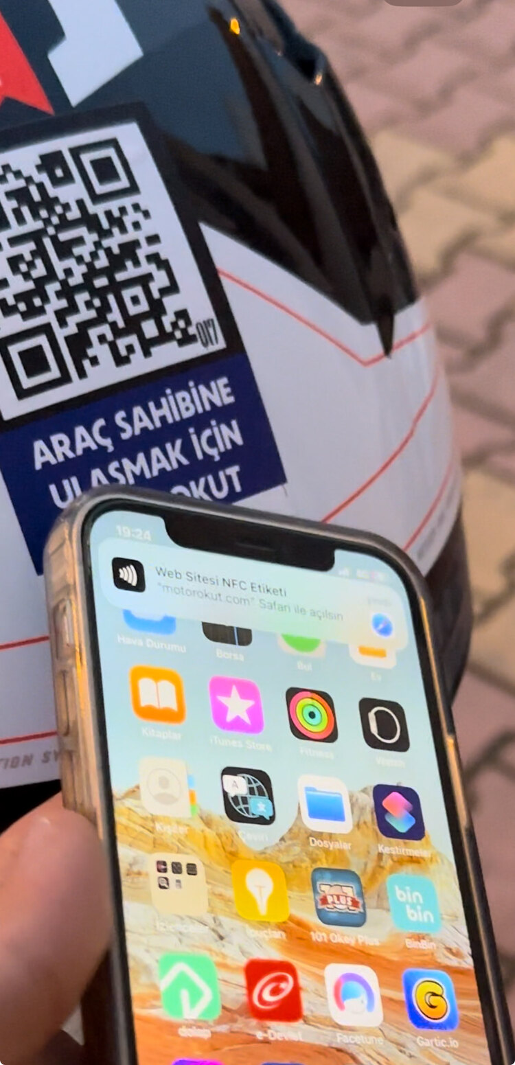 MotorOkut QR Kod NFC’li