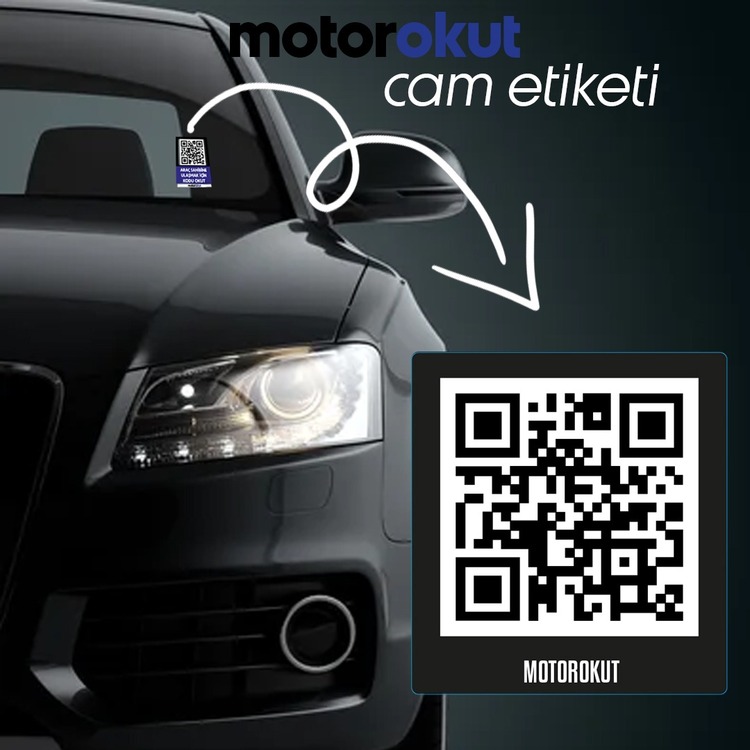 MotorOkut QR SİMSİYAH