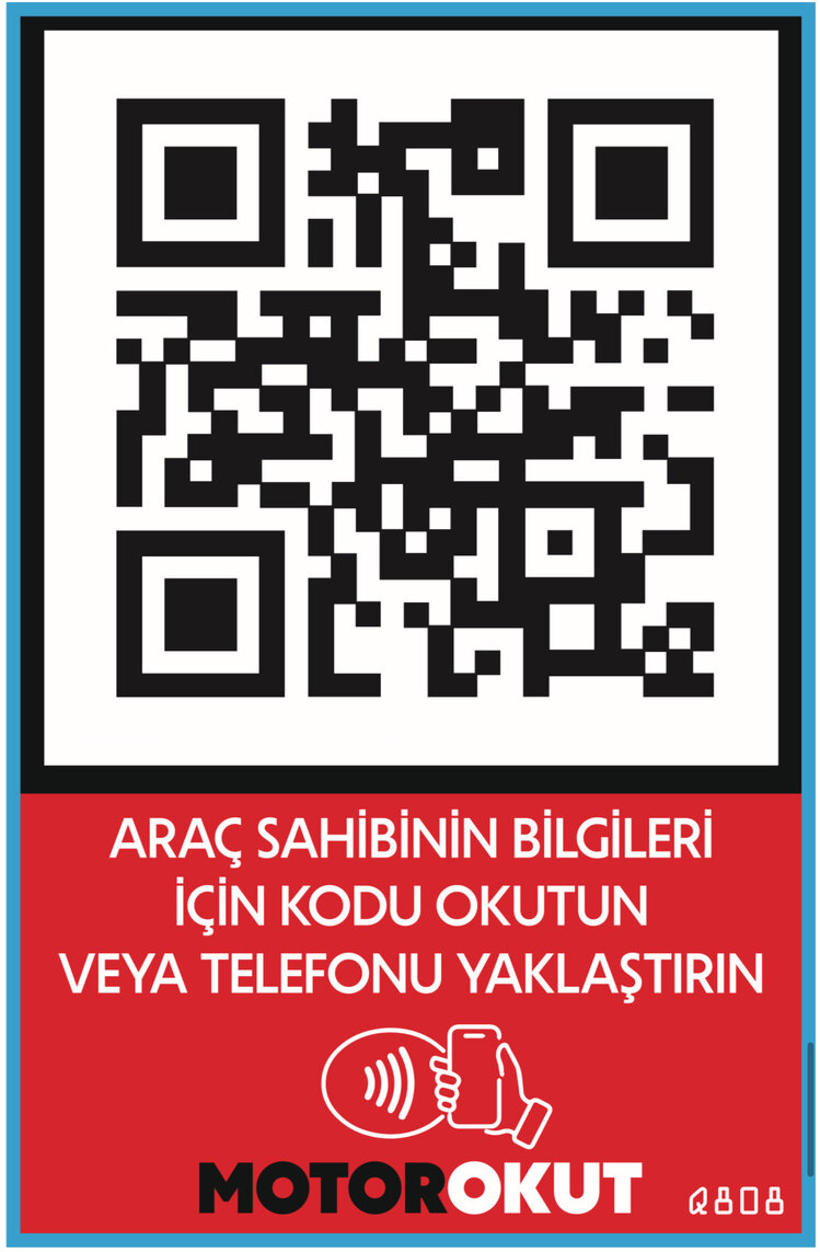 MotorOkut QR Kod NFC’li