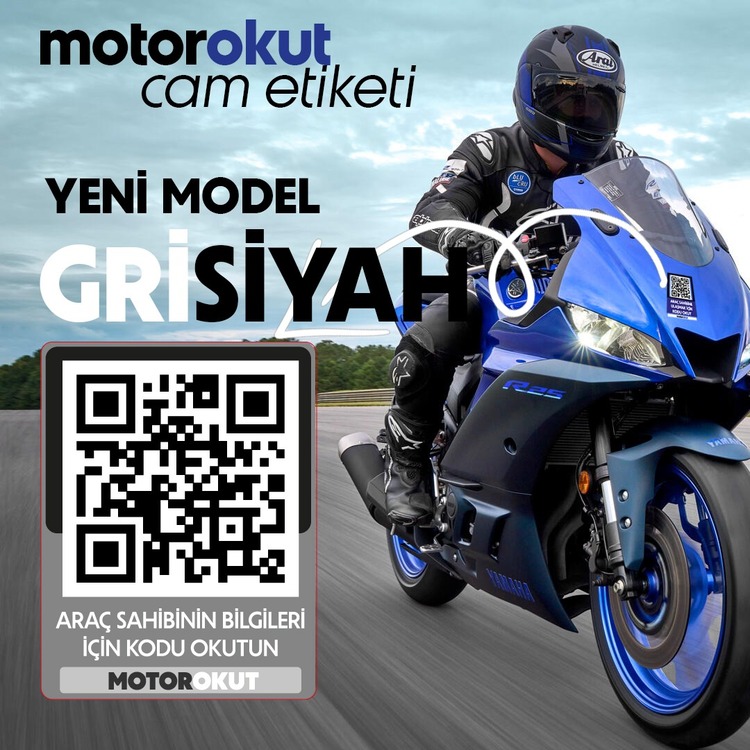 MotorOkut Siyah Gri