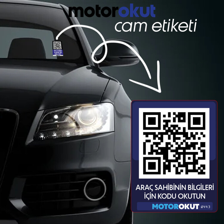 MotorOkut DeepBlue QR Kod Numaramatik YENİ MODEL