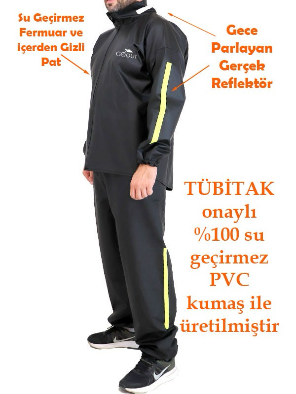 MOTORCU SU GEÇİRMEZ YAĞMURLUK