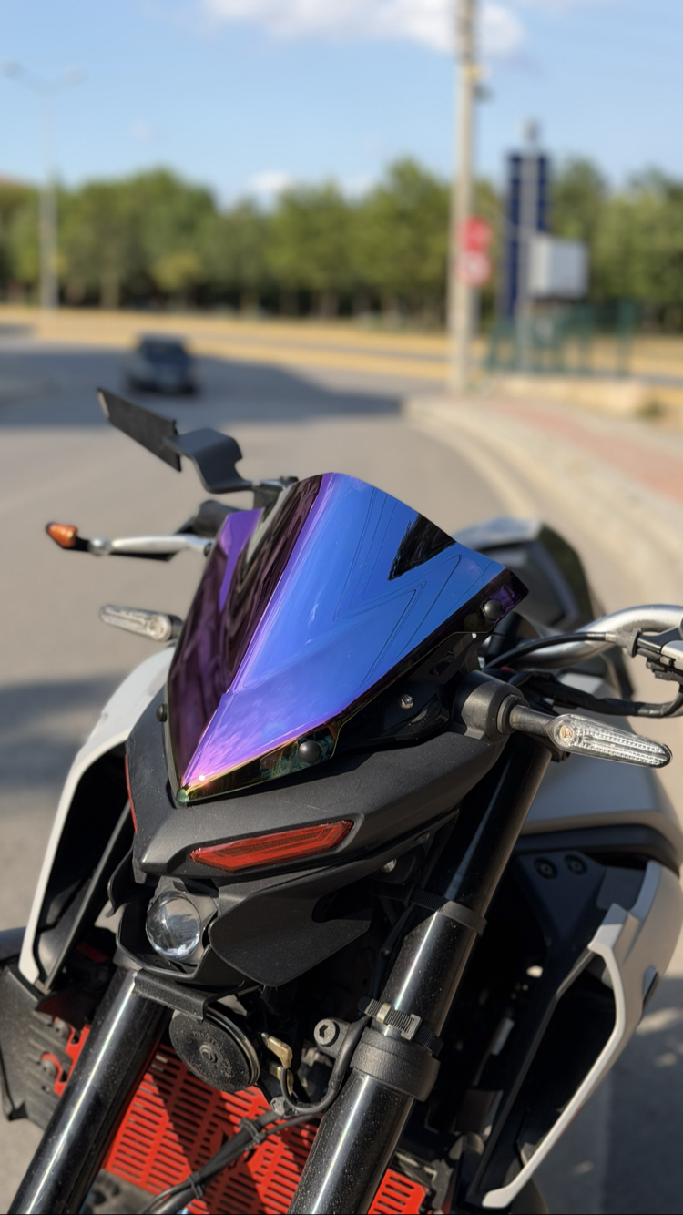 YAMAHA MT-25 RAİNBOW BUKALEMUN SPOR ÖN CAM ( YENİ KASA )