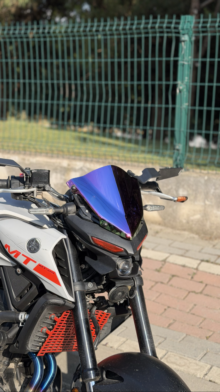 YAMAHA MT-25 RAİNBOW BUKALEMUN SPOR ÖN CAM ( YENİ KASA )