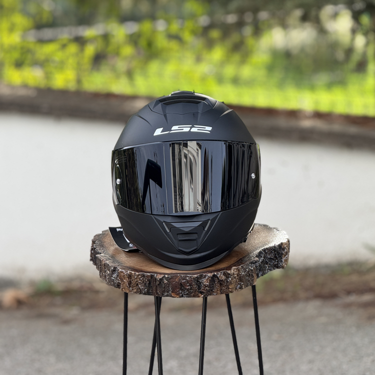 LS2 STORM 2 MAT SİYAH KASK ( SİYAH VİZÖR  )