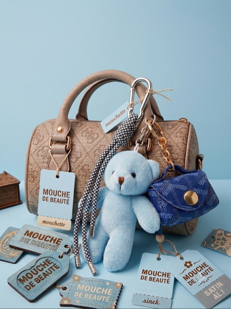 BABY BLUE BAG CHARM