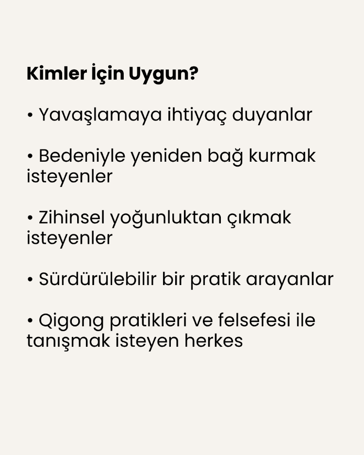 Qigong Pratik ve Prensipleri ile Tanışma