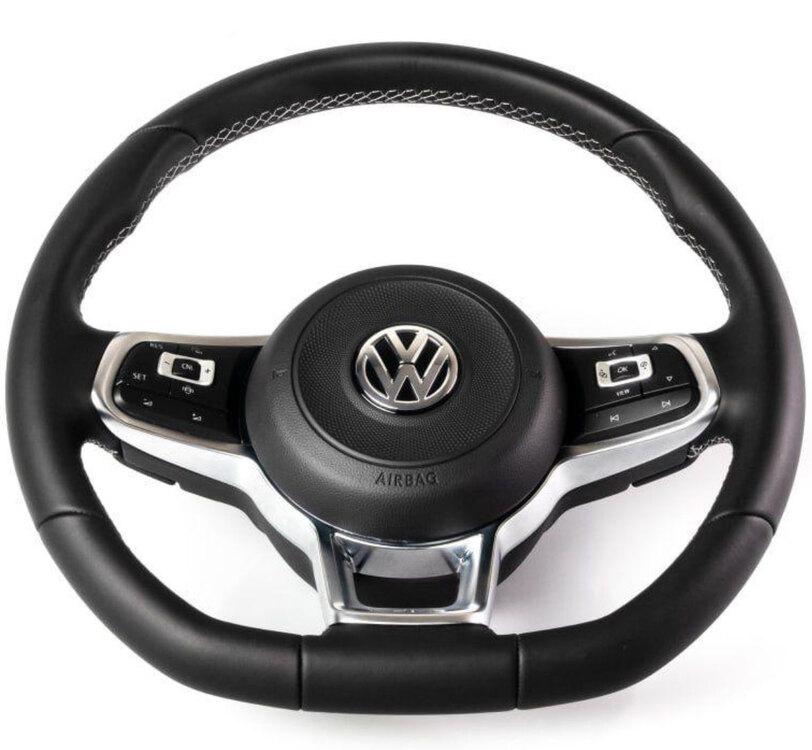 Volkswagen GTI & R-Line D-Shape Karbon & Deri Direksiyon