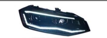 VW Polo AW 2017+ R Dizayn LED Far (Krom İç Tasarım)