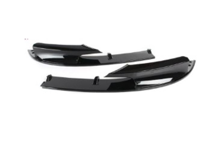 BMW F30 M Performance Ön Lip – 2 Parça Set (Parlak Siyah)