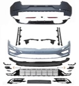 VW Golf 7 Uyumlu Golf 7.5 R Body Kit Tam Dönüşüm Seti
