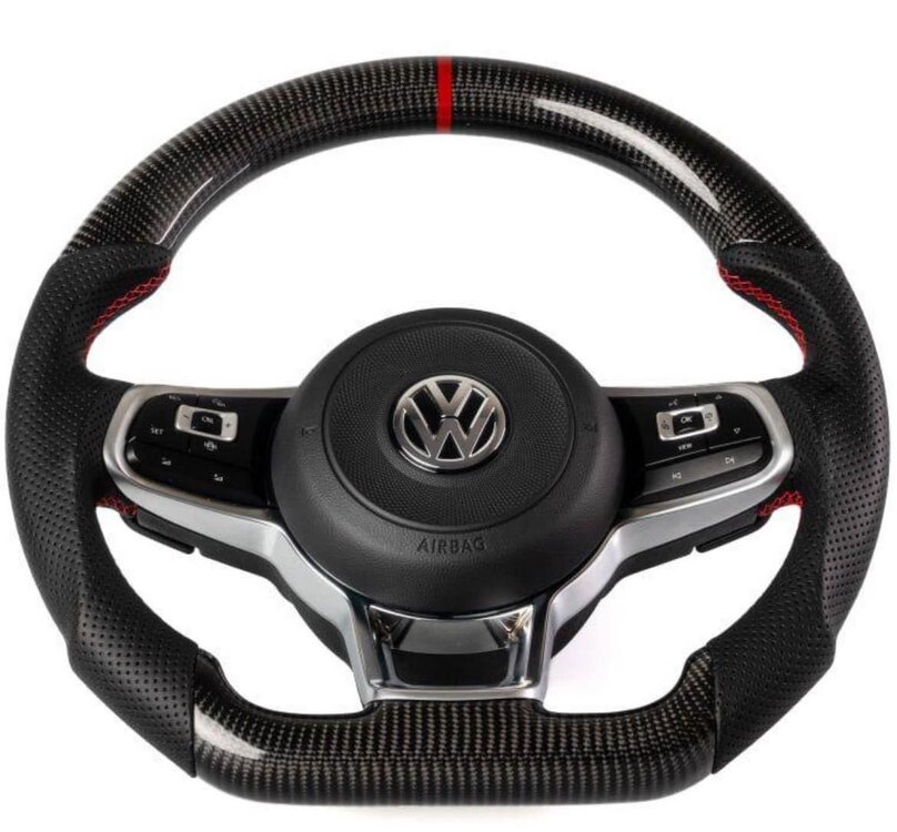 VOSWOGEN RLINE CARBON DERİ DİKİŞLİ DİREKSİYON