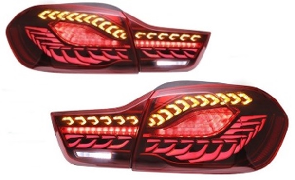 BMW F32 / F33 / F36 GTS Style Stop – Kırmızı LED (Akıcı Sinyalli)