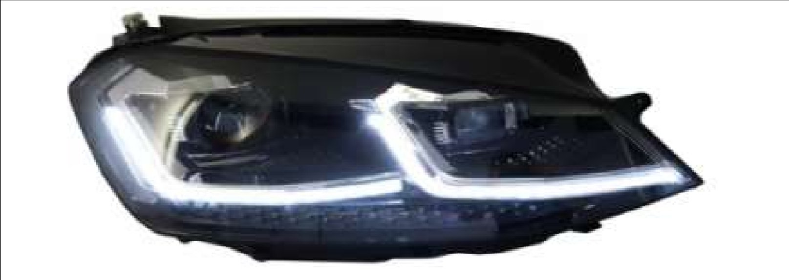 VW Golf 7 Uyumlu 7.5 Dizayn LED Far (Krom İç Tasarım)