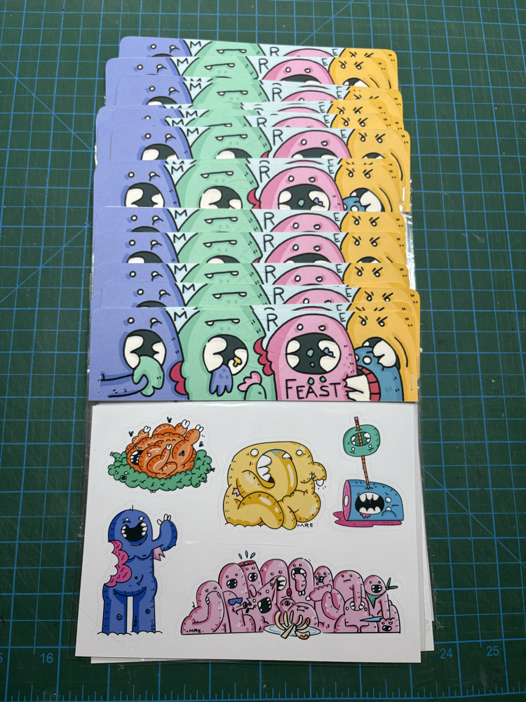 Feast sticker pack