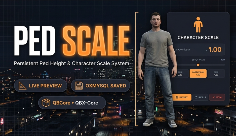Fivem Advanced Ped Scale Script
