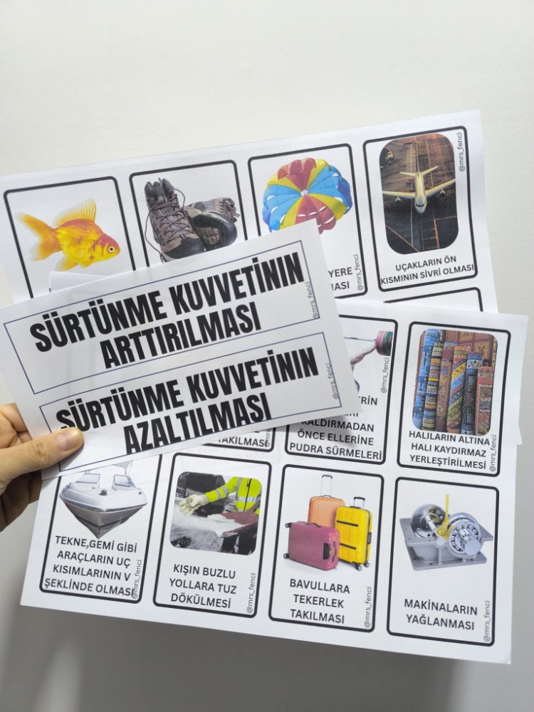 SÜRTÜNME KUVVETİNİ AZALTAN-ARTTIRAN NEDENLER