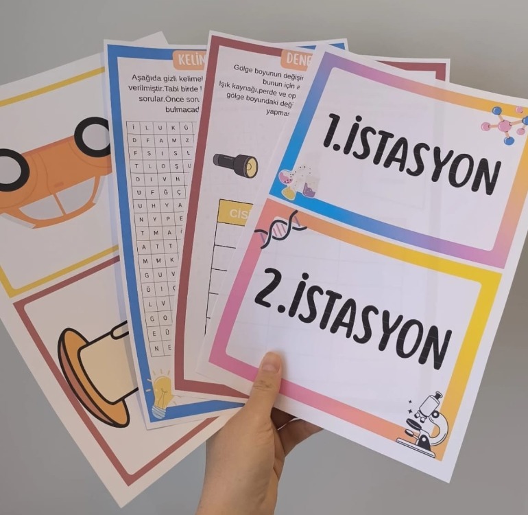 5.SINIF IŞIK İSTASYON ETKİNLİKLERİ
