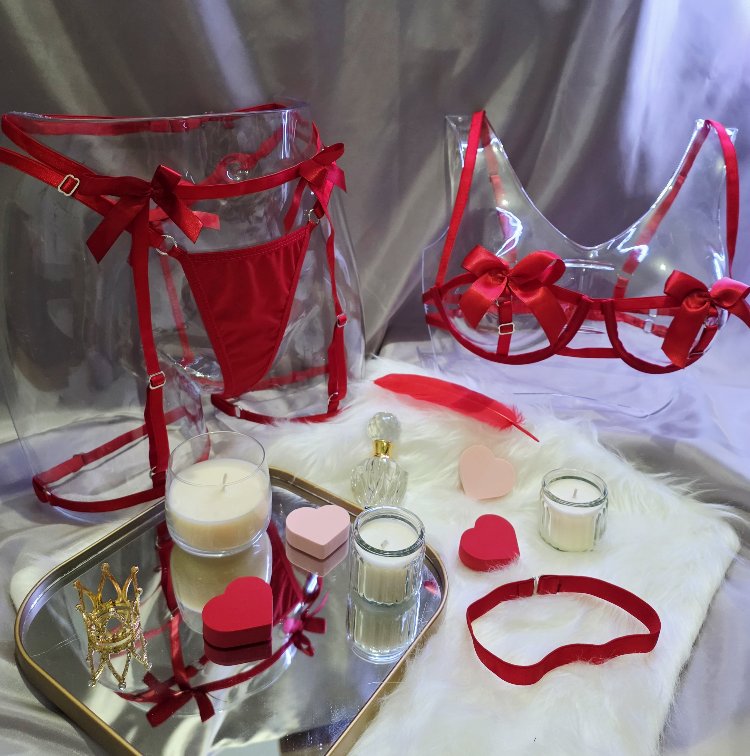 Red Ribbon Jartiyer Takım TN0023 