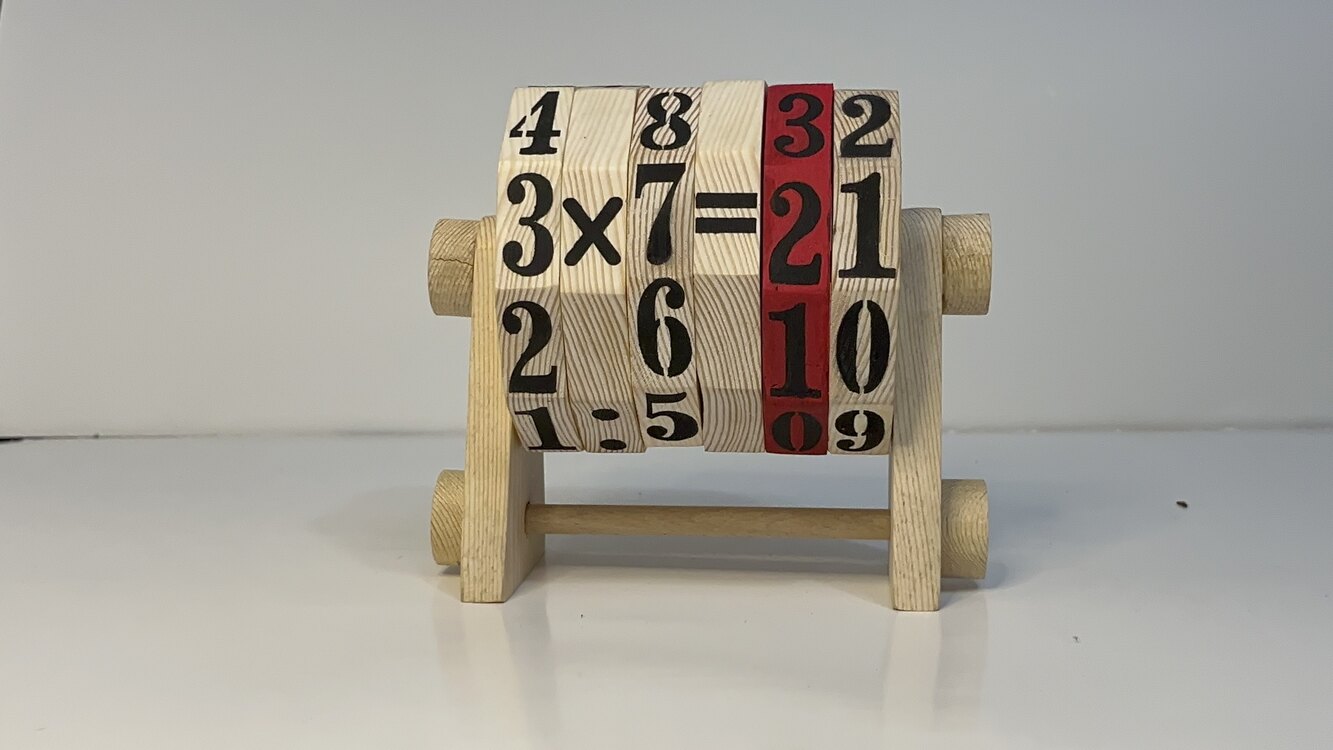 Eğitici Ahşap Matematik Çarkı | 4 İşlem Öğretici Oyuncak