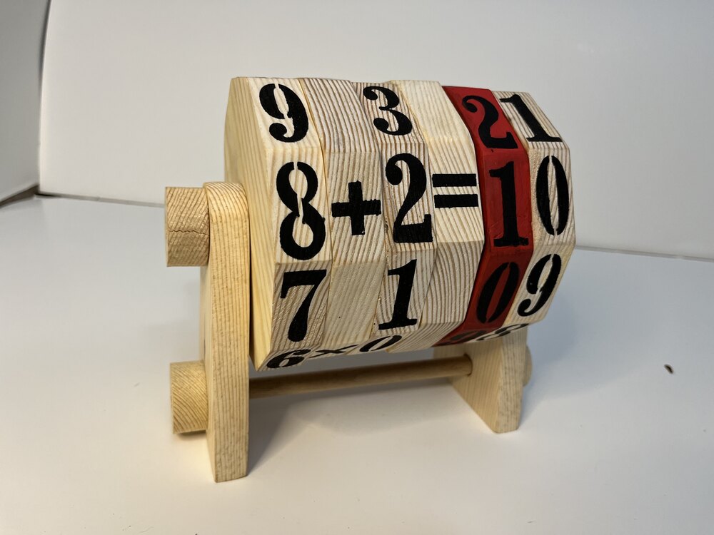 Eğitici Ahşap Matematik Çarkı | 4 İşlem Öğretici Oyuncak