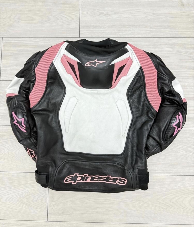 ALPİNESTARS DERİ HÖRGÜÇLÜ MONT SİYAH-PEMBE
