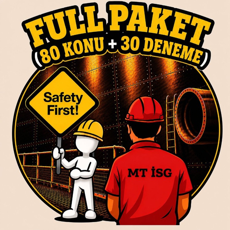 İSG 2026 Aralık Full Paket (80 Konu + 30 Deneme)