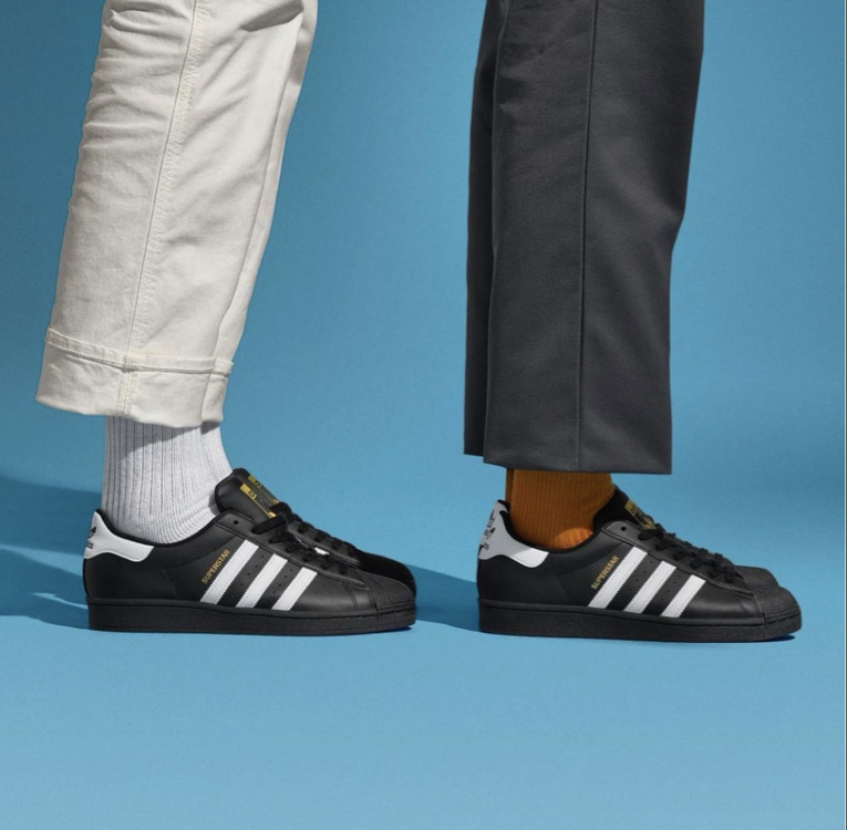 Adidas Superstar Black White
