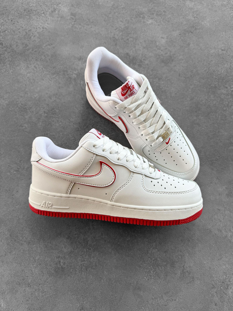 Nike Air Force 1 Low '07 White Picante Red