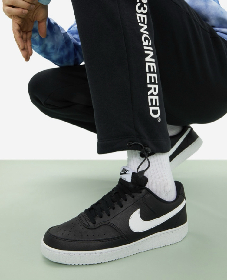Nike Court Vision Siyah Beyaz Unisex Sneaker