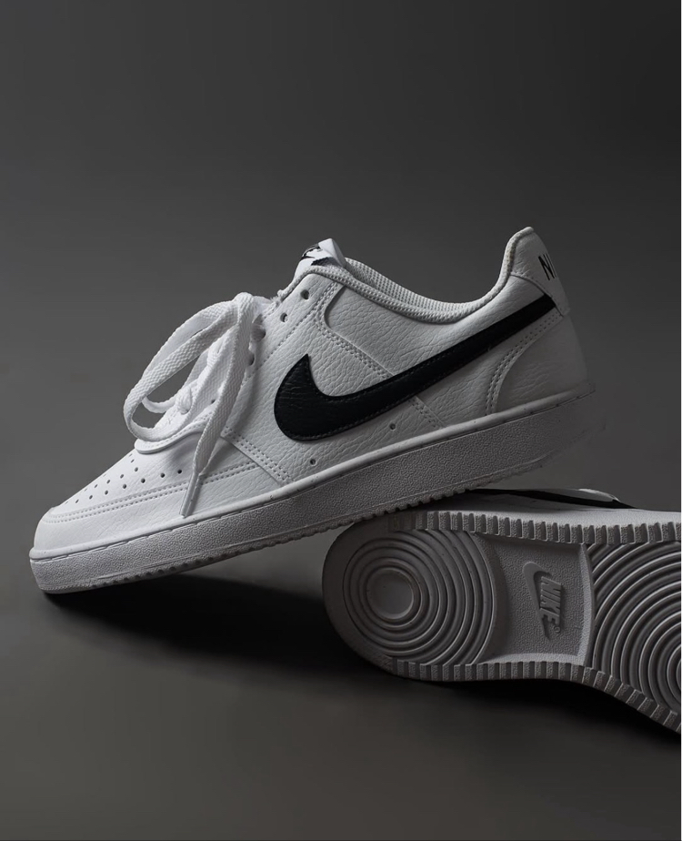 Nike Court Vision Lo Nn Beyaz Siyah Unisex Sneaker