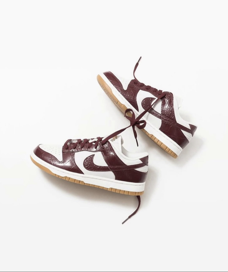 Nike Dunk Low Team Red Croc