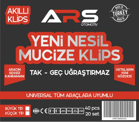 Küçük Tip 1 paket 40 pcs (20 set)