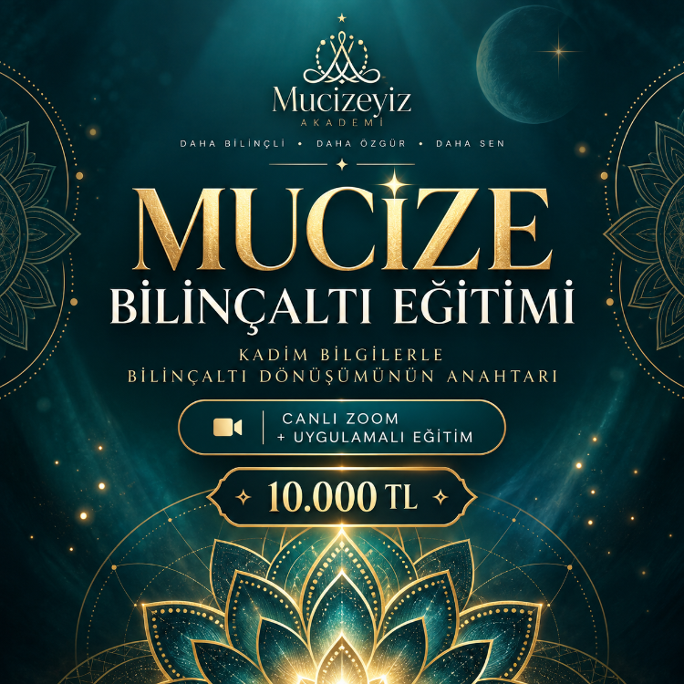 MUCİZE BİLİNÇALTI EĞİTİMİ / ZOOM - CANLI 