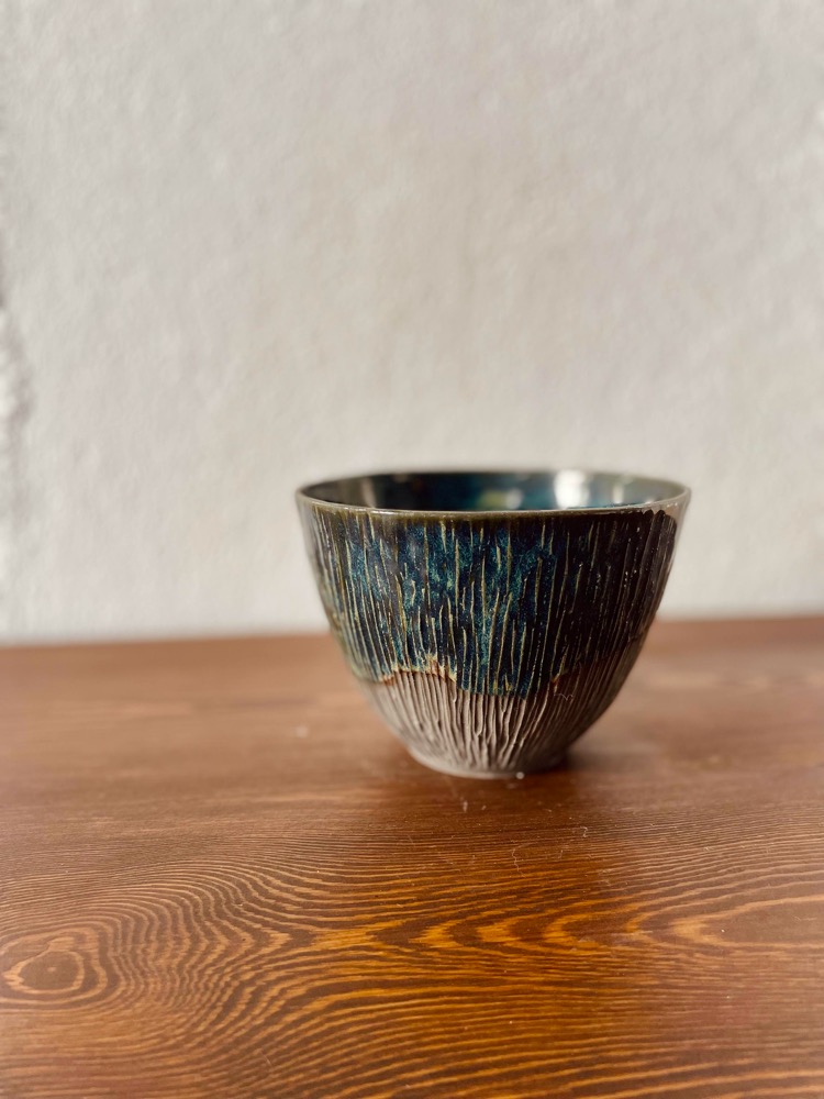 carved stoneware ramen kase