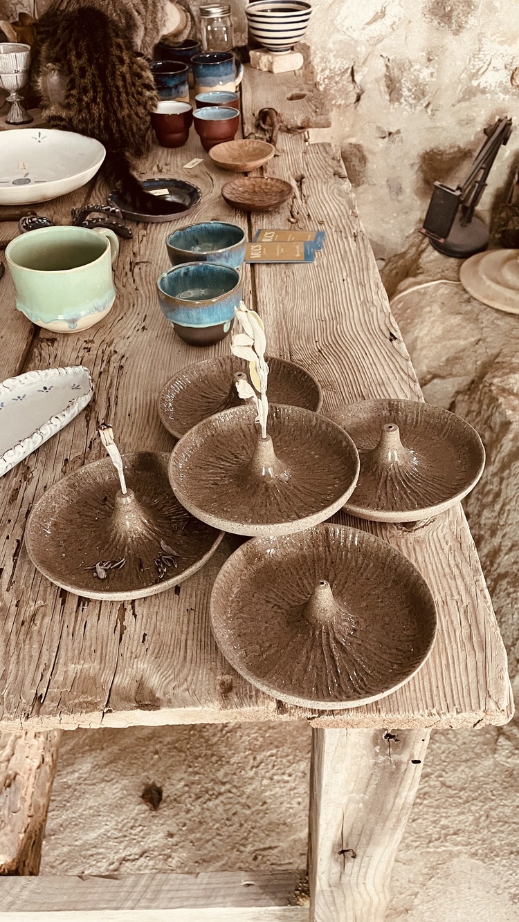 stoneware seramik buhurdanlık