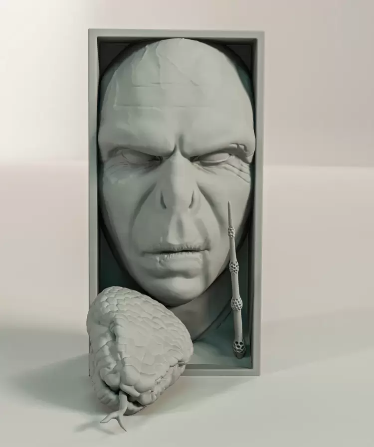 VOLDEMORT KİTAPLIK STANDI