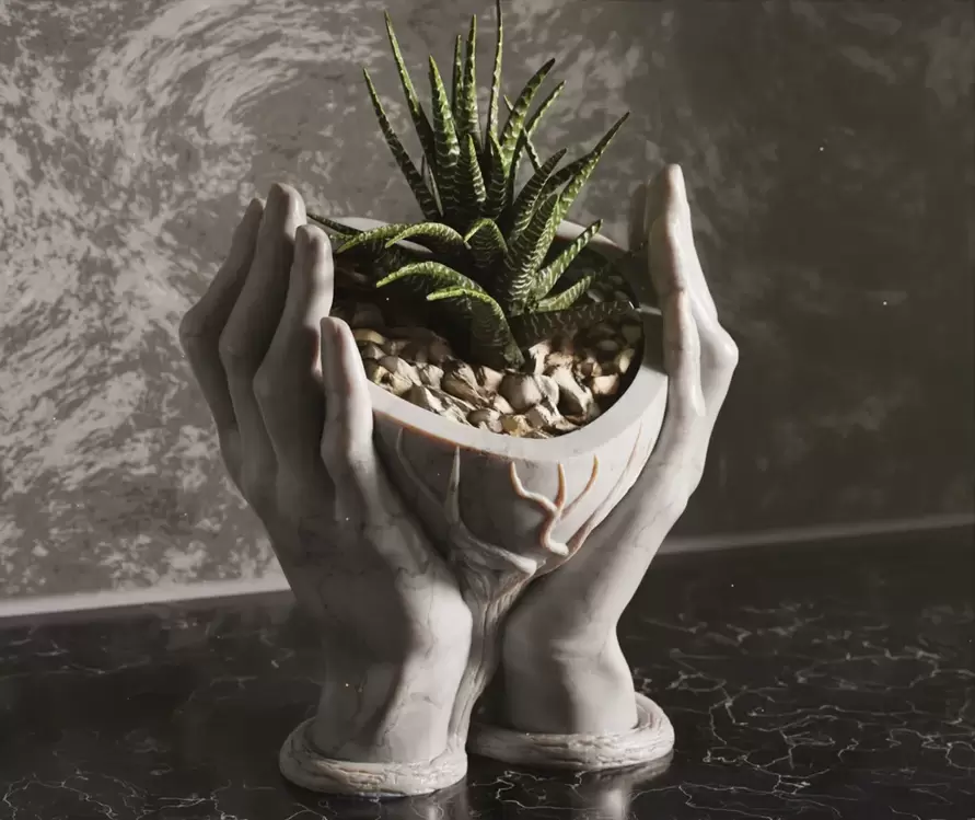 Şefkat Eli Modern Saksı