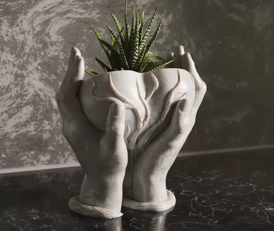 Şefkat Eli Modern Saksı