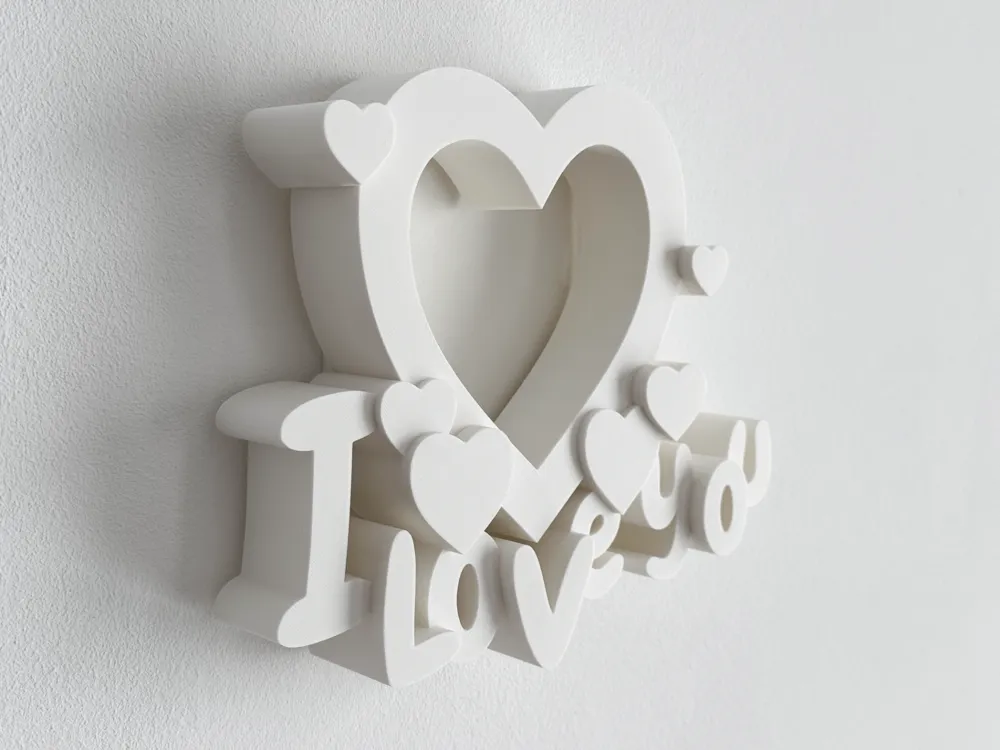 I Love You Çerçeve