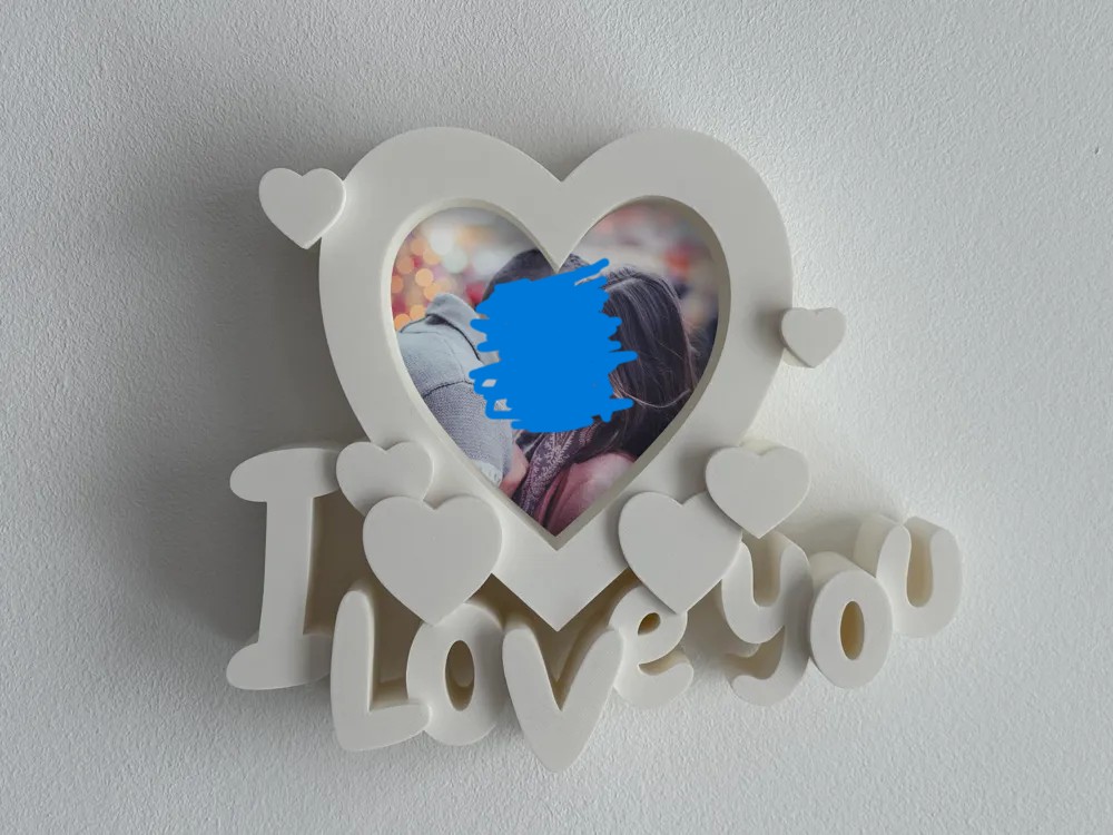 I Love You Çerçeve