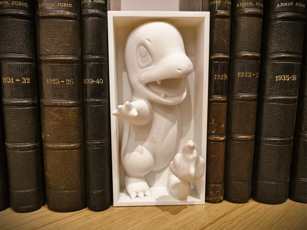 Charmander Kitaplık Standı