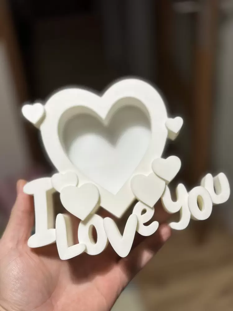 I Love You Çerçeve